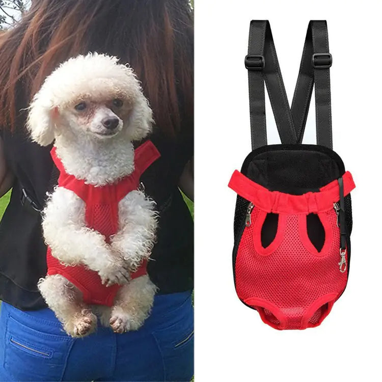 Pet Dog and Cat Backpack - Portable and Breathable Carrier