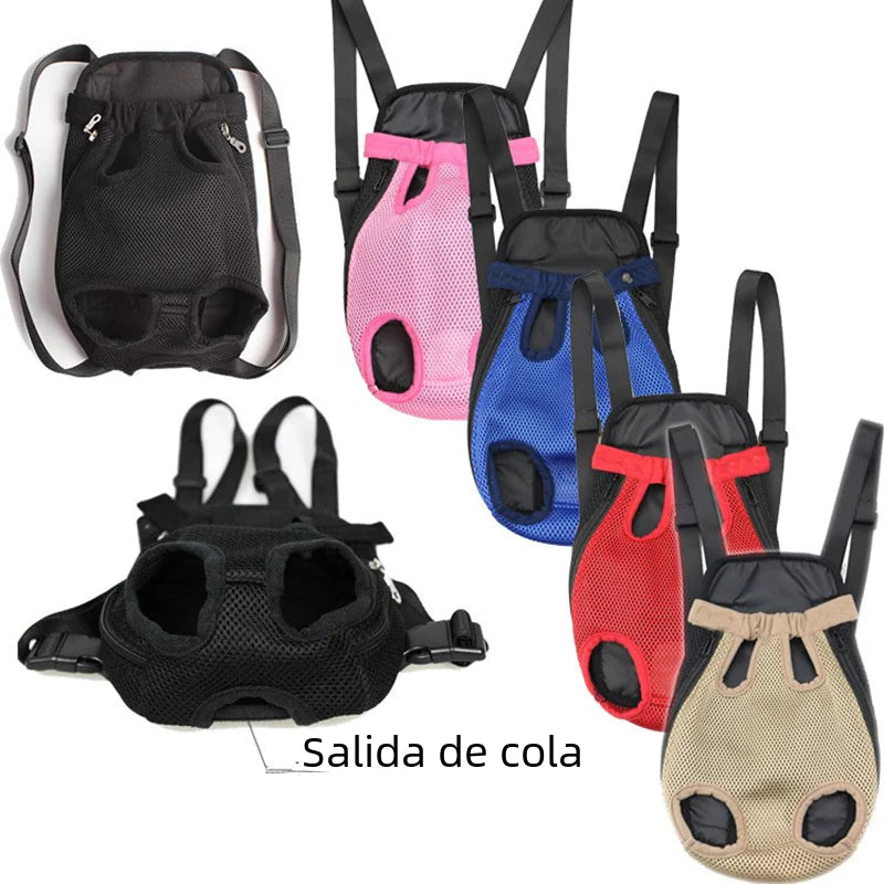 Pet Dog and Cat Backpack - Portable and Breathable Carrier
