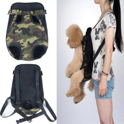Pet Dog and Cat Backpack - Portable and Breathable Carrier