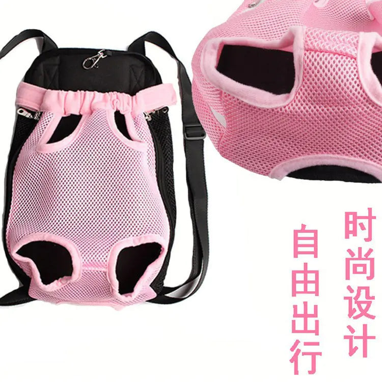 Pet Dog and Cat Backpack - Portable and Breathable Carrier